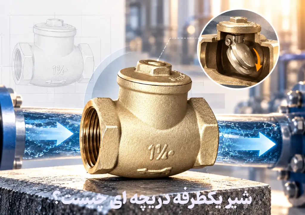 شیر یکطرفه دریچه ای چیست؟